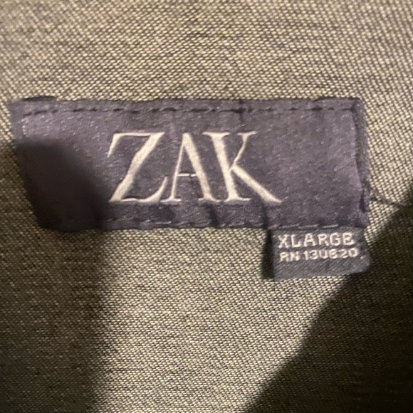 Sweet ZAK Brand Jacket!  Black denim body & Aztec tribal designed fleece sleeves - Picture 4 of 8